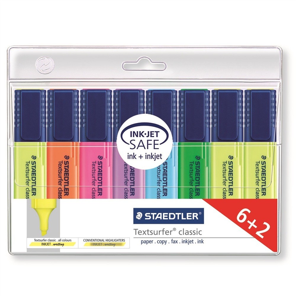 STAEDTLER Textmarker Textsurfer Promotion 6+2