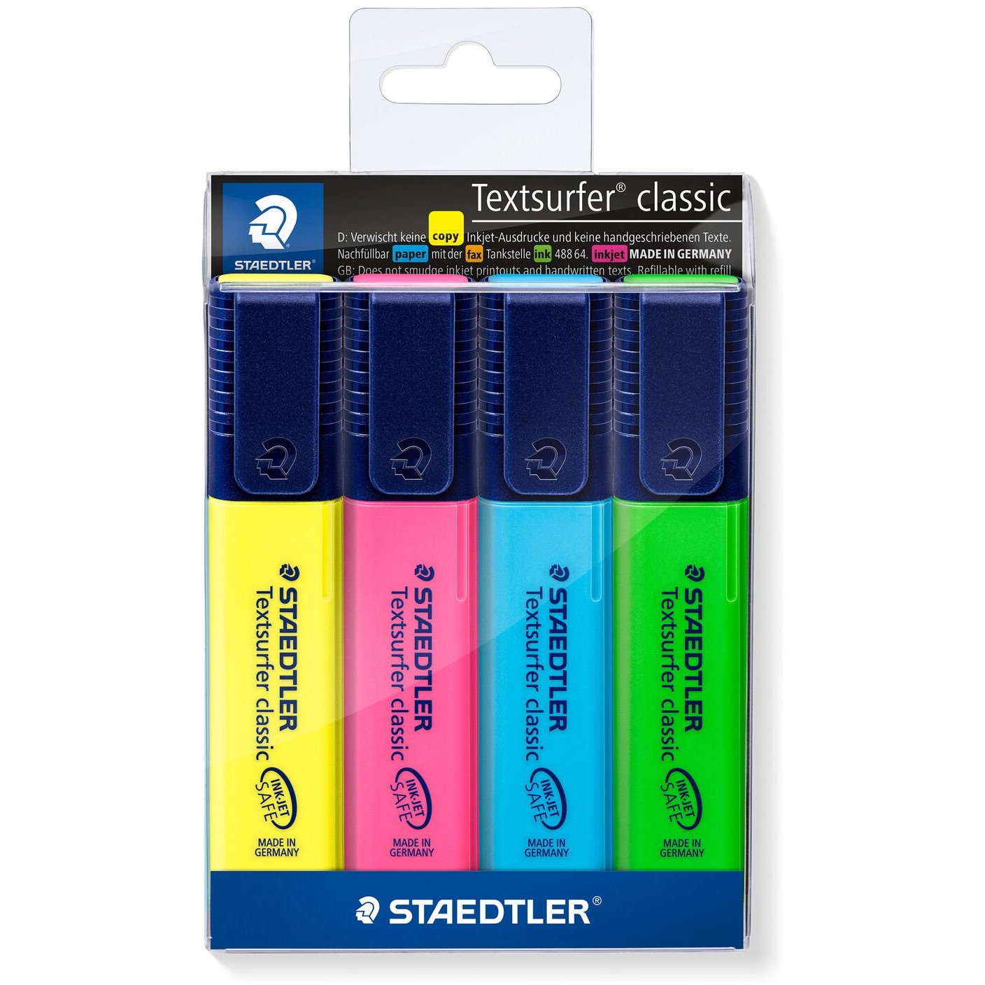 STAEDTLER Textmarker Textsurfer clas 4St Etui