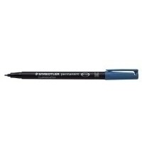 STAEDTLER Folienstift Lumocolor perm M blau 10 Stück