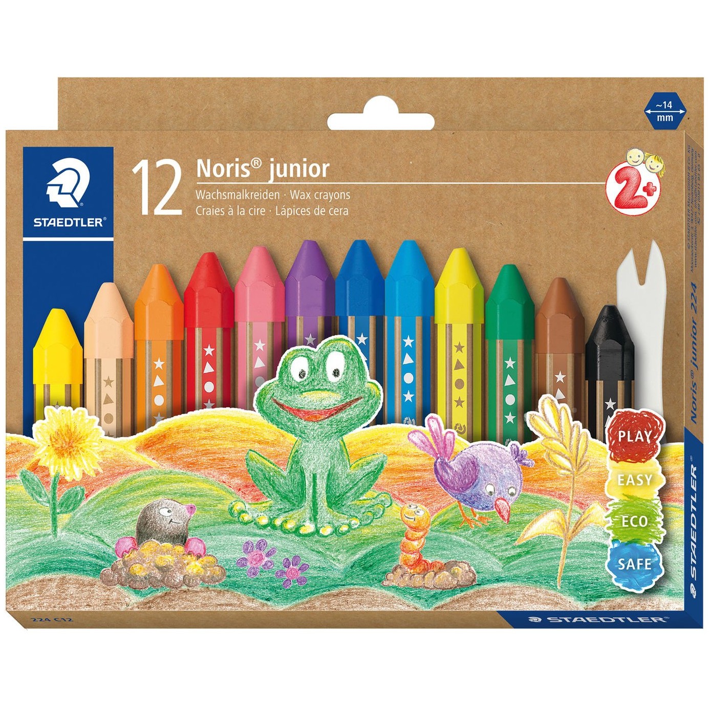 STAEDTLER Wachsmalkreide Noris junior 12er-Set retail