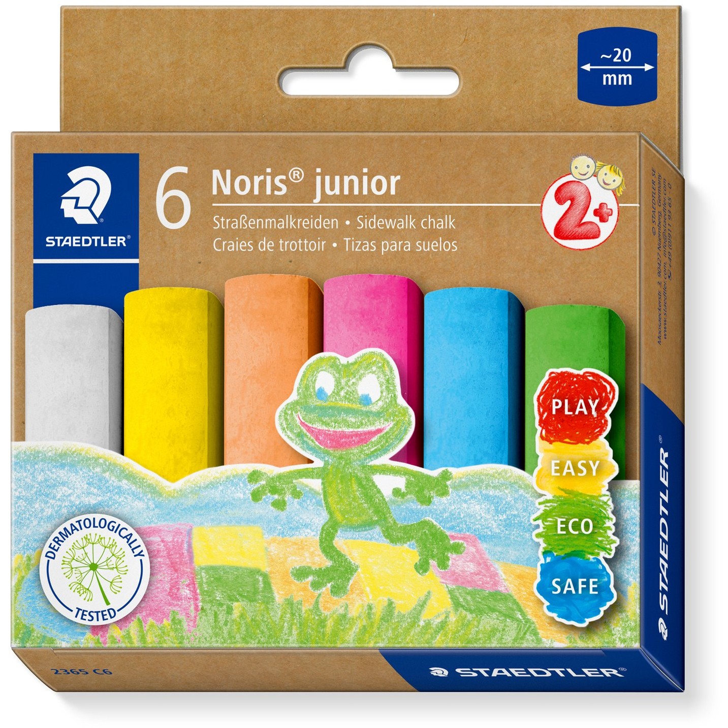 STAEDTLER Straßenmalkreide Noris junior 6 Stk. retail