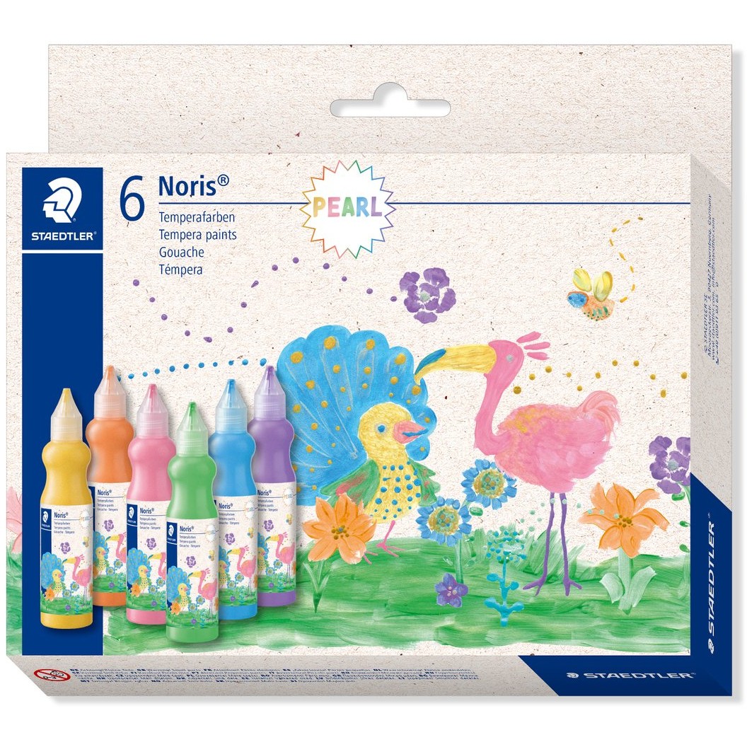 STAEDTLER Temperafarbe Pearl Noris 6St FS