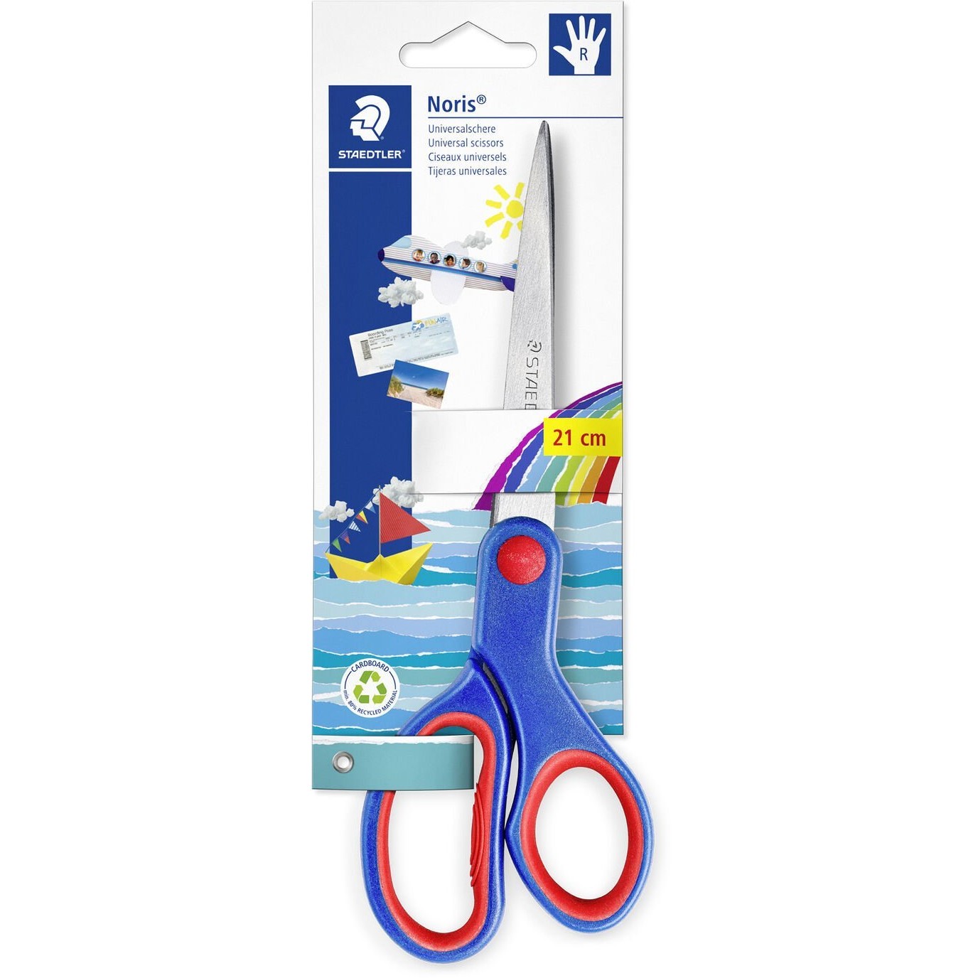 STAEDTLER Schere Noris 21cm Kartonkarte