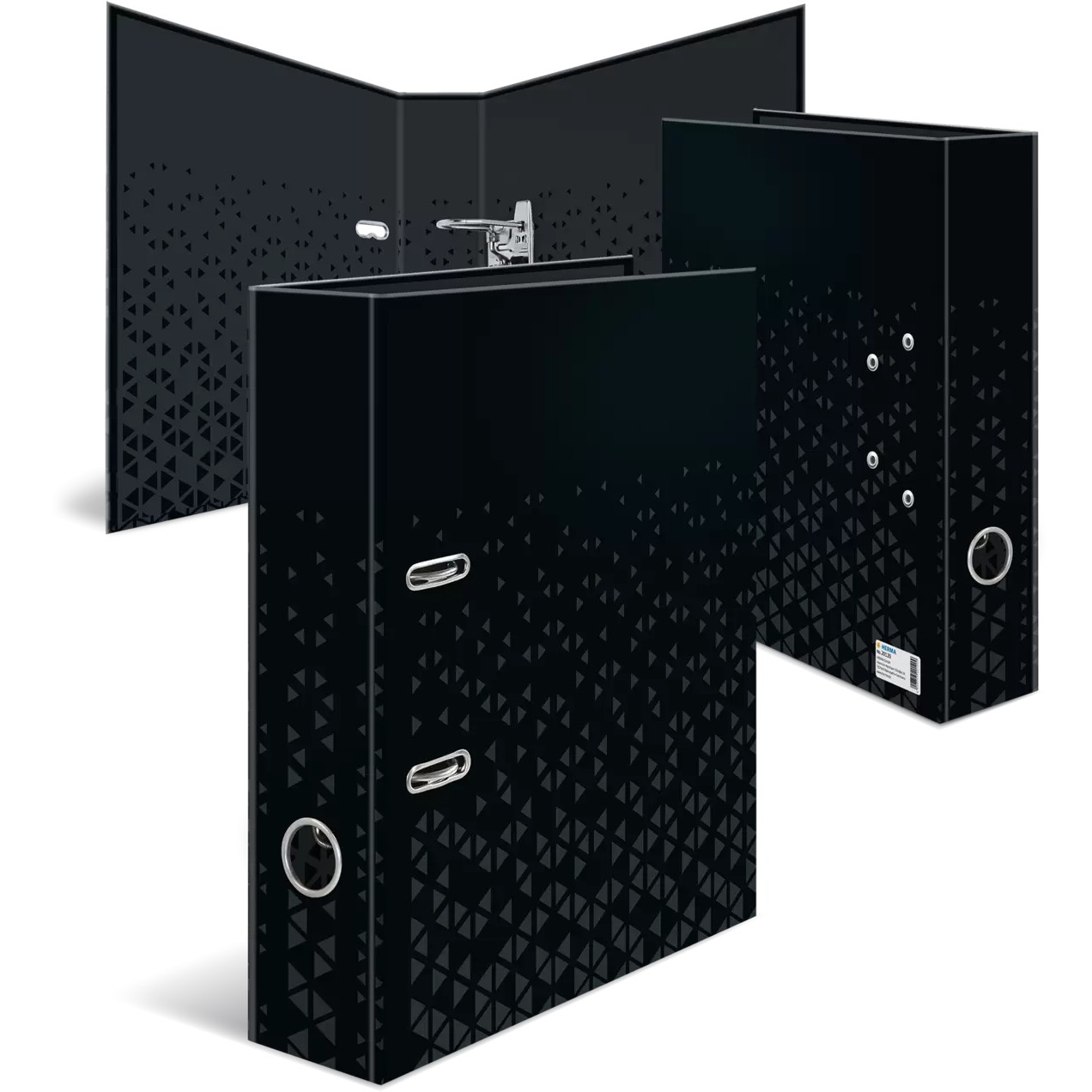 HERMA Ordner A4 Karton Color Schwarz