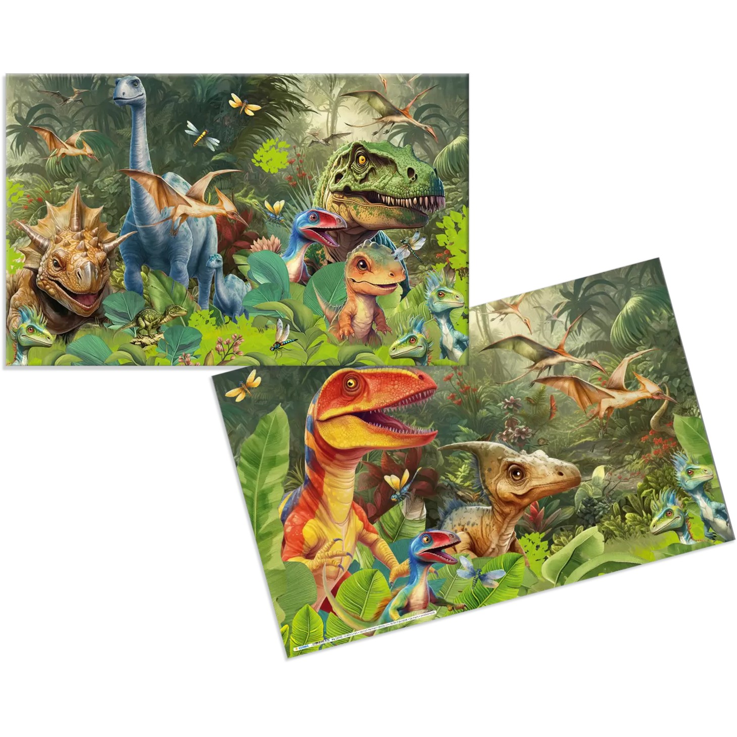 HERMA Schreibunterlage Karton Dino World 55x35 3Stk