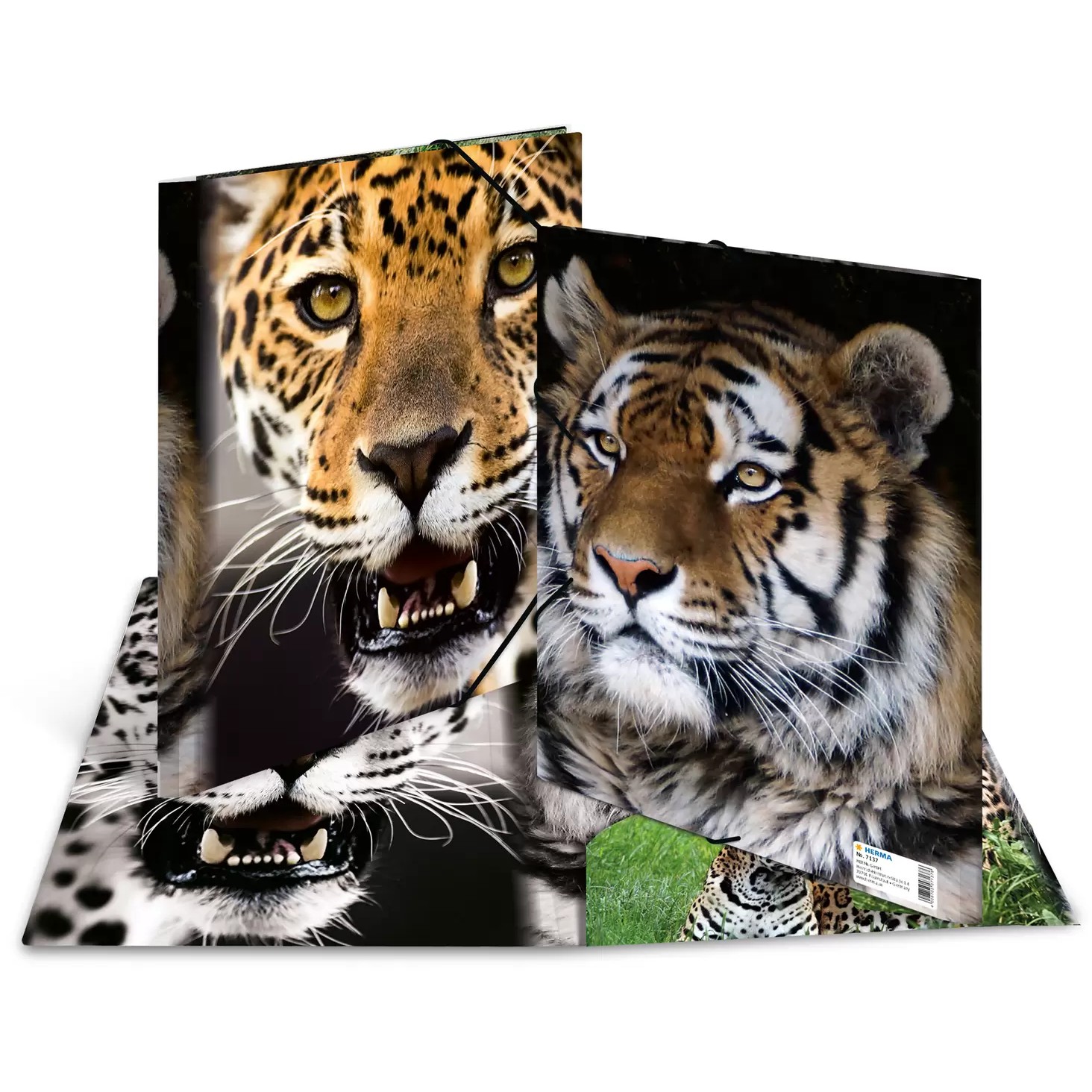 HERMA Sammelmappe A4 Leopard Polypropylen