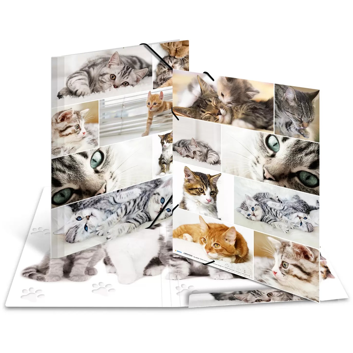 HERMA Sammelmappe A3 Katzen Pappe