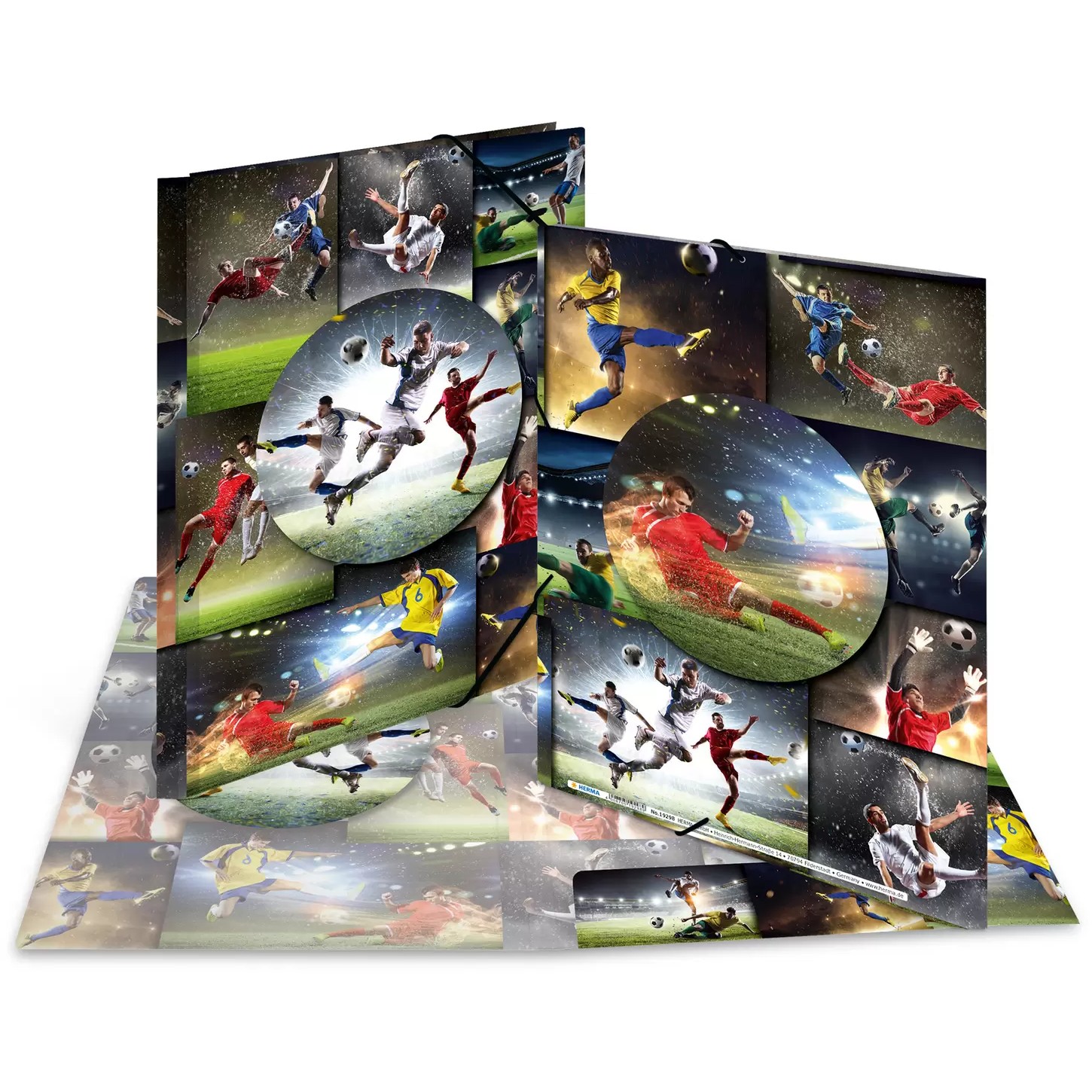 HERMA Sammelmappe A4 Fussball Pappe