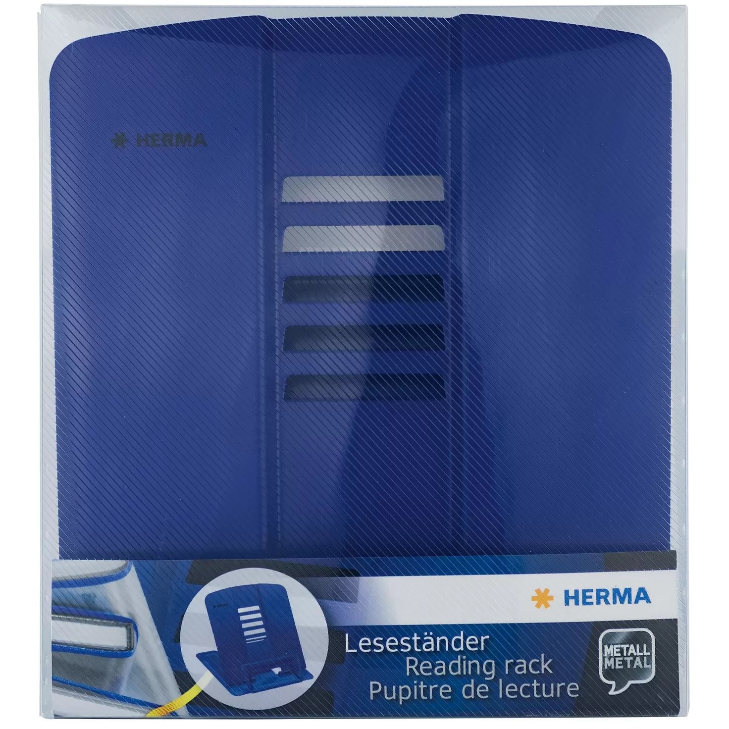 HERMA Leseständer Metall Blau