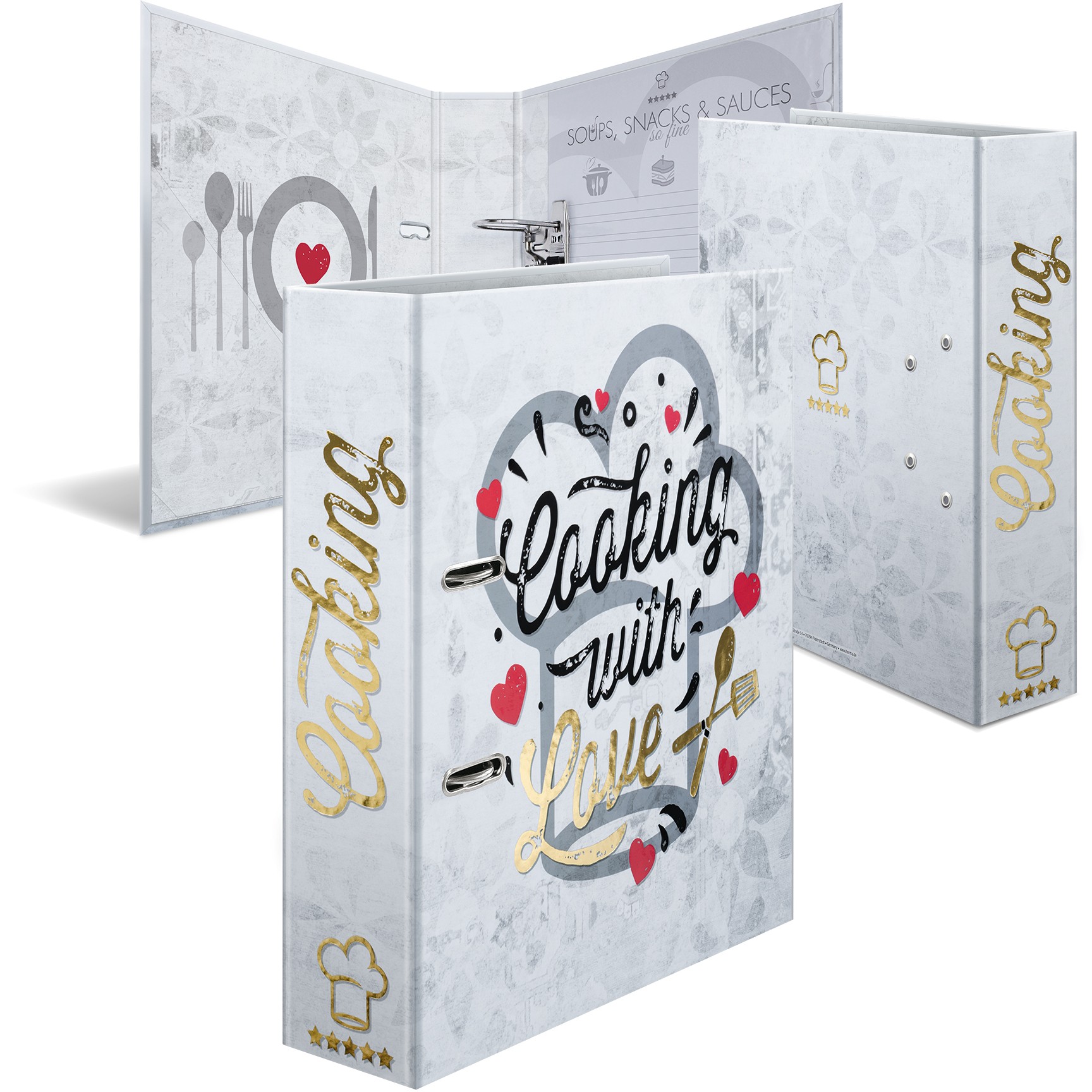 HERMA Rezeptordner Cooking with love A4
