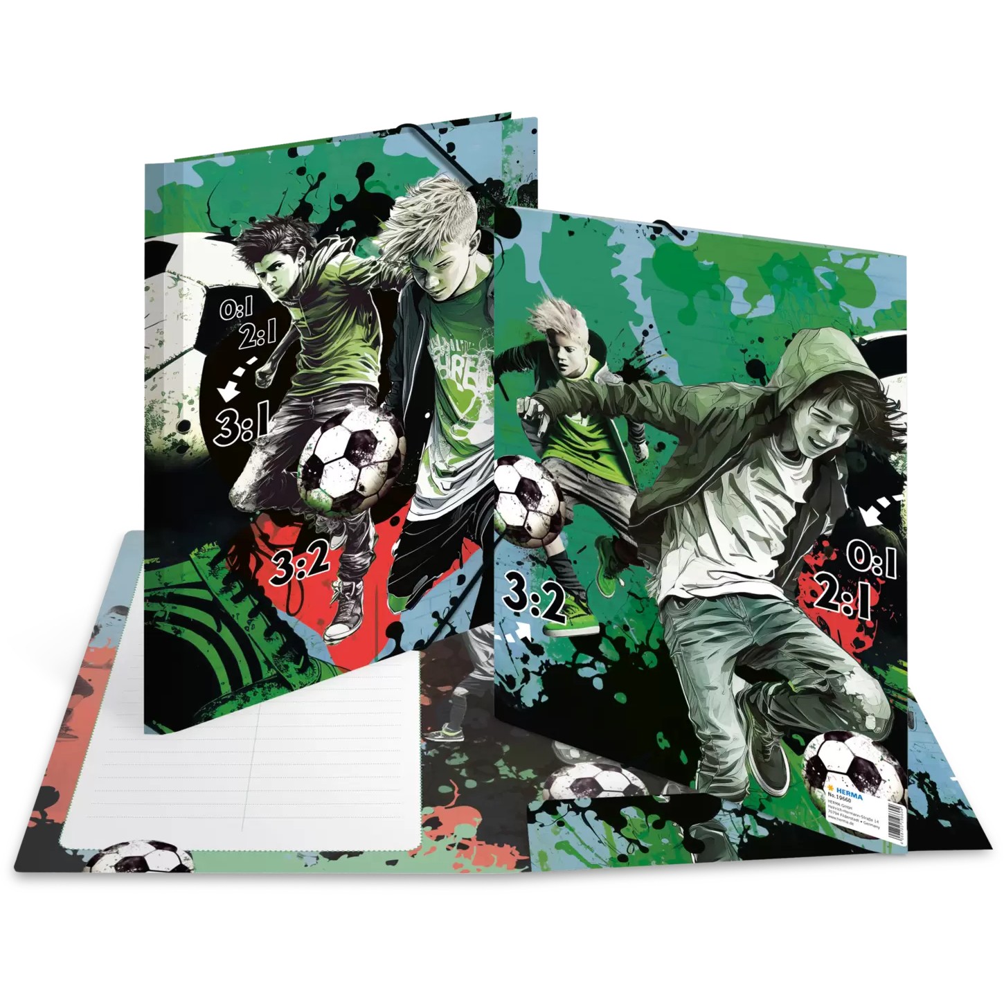 HERMA Sammelmappen A4 Karton Street Soccer