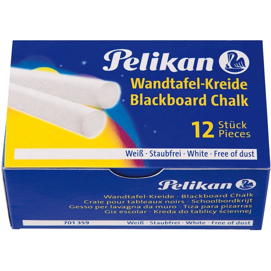 Pelikan Wandtafelkreide 755 weiß 12 Stk. Faltschachtel