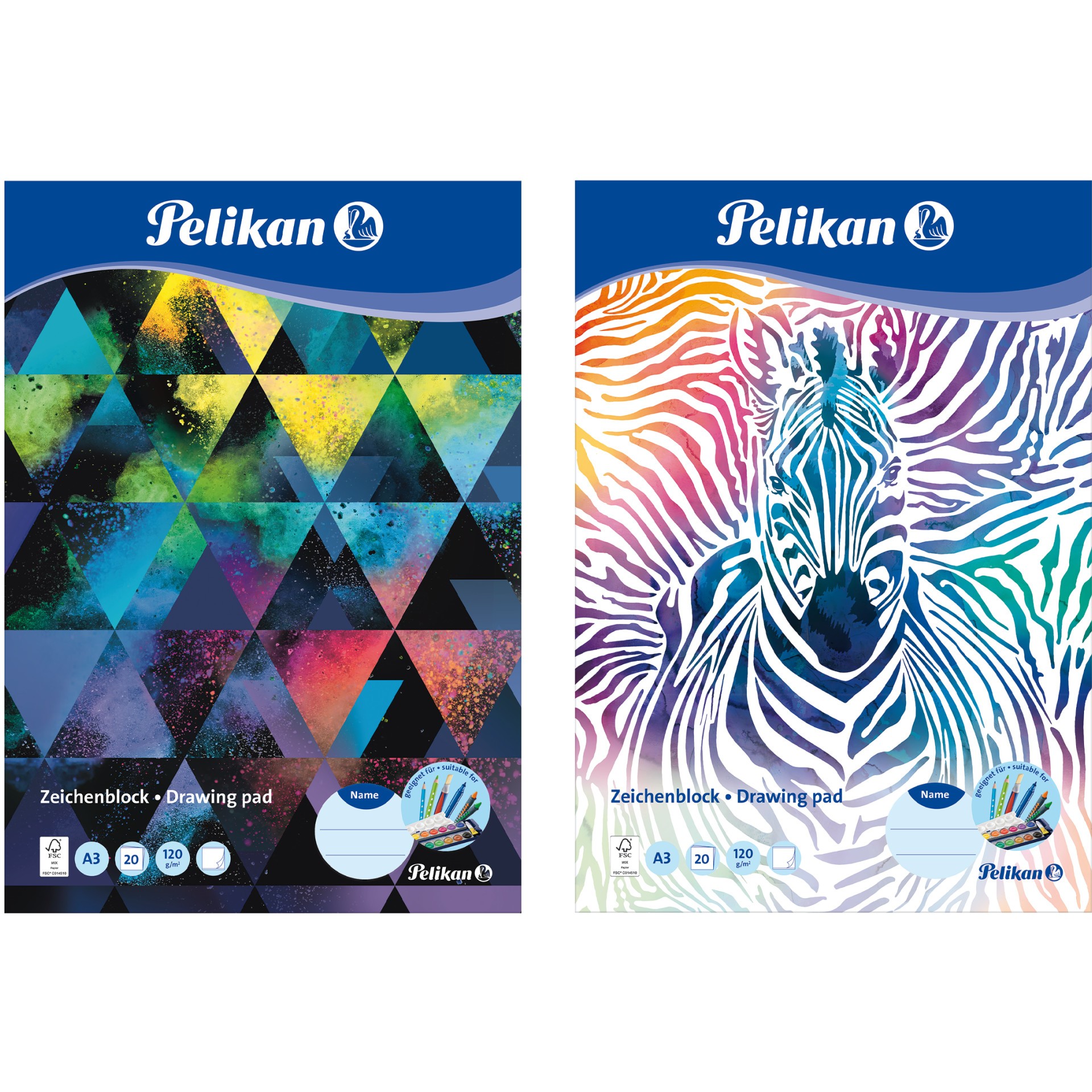 Pelikan Zeichenblock DIN A3 120g/m2 20 Blatt