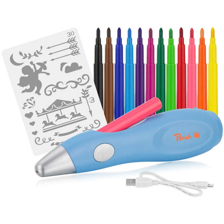 Peach Electric Airbrush Spray Painting Set. PO150