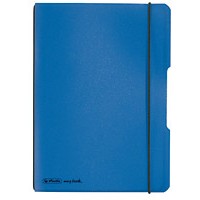 Herlitz Notizheft my.book flex A5 PP 40Bl. kariert blau