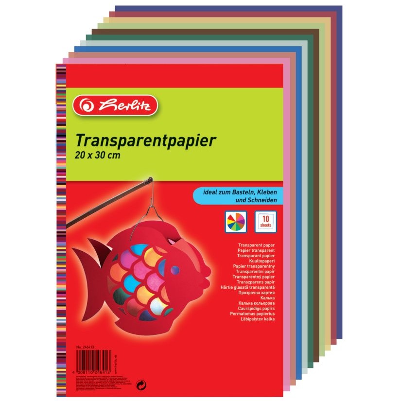 Herlitz Transparentpapier 20x30cm 10 Blatt