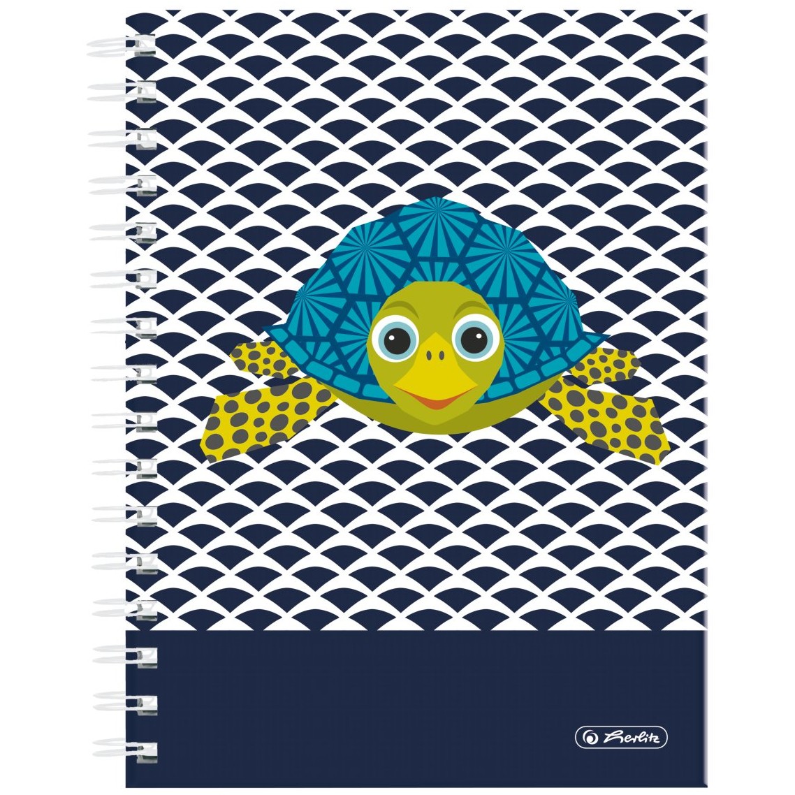 Herlitz Spiralboutiqueb. A5 Cute Animals 100Bl. Kar. Turtle