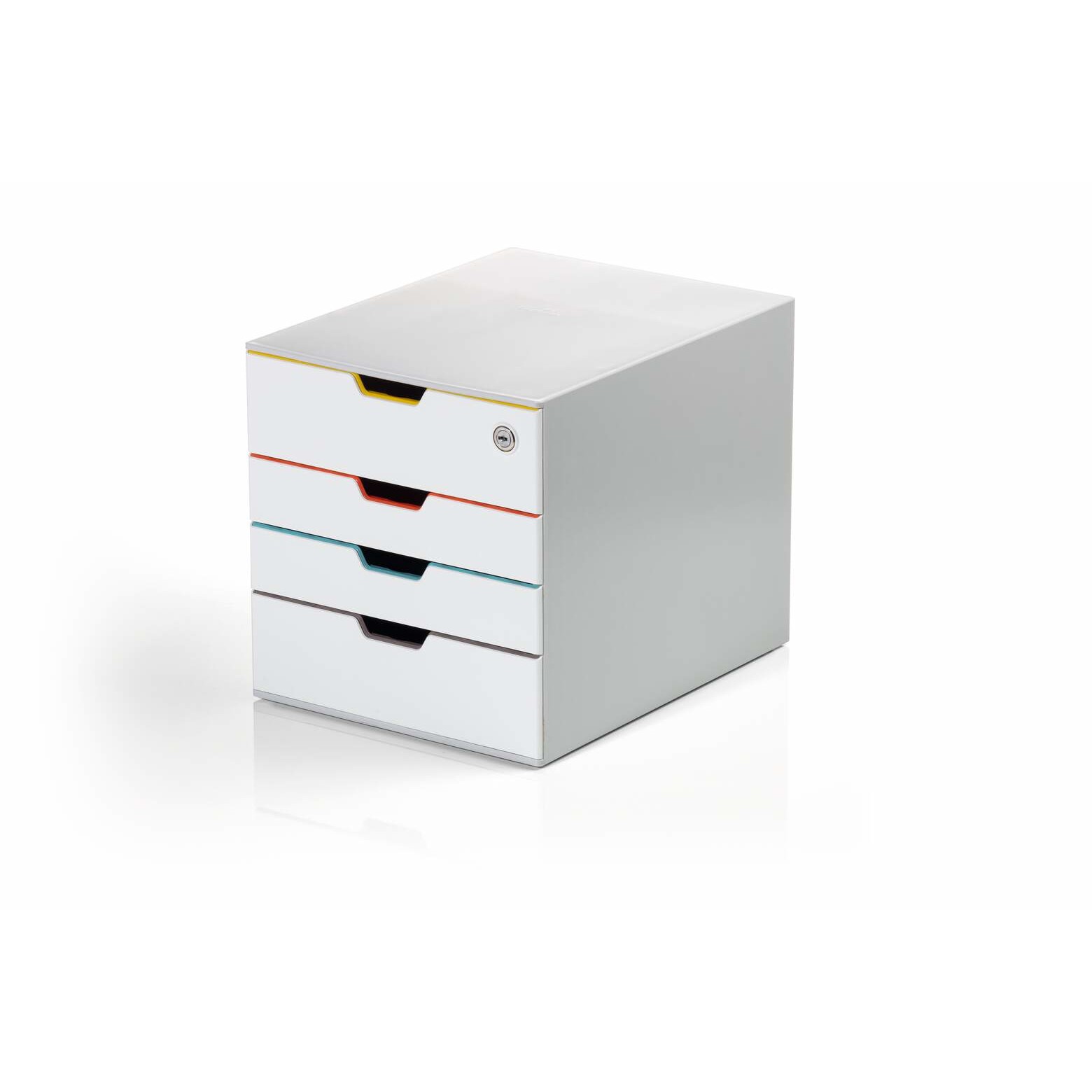 DURABLE Schubladenbox VARICOLOR Mix 4 Fächer SAFE abschlb me