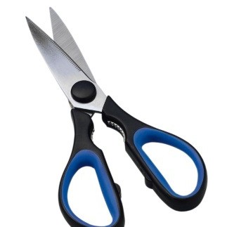 WEDO Soft-Cut Allzweckschere - schwarz/blau