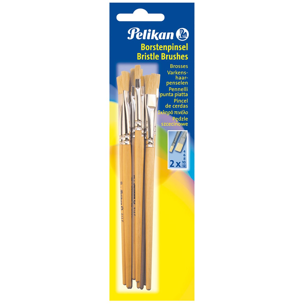 Pelikan Pinsel S613F/B/10 sort.