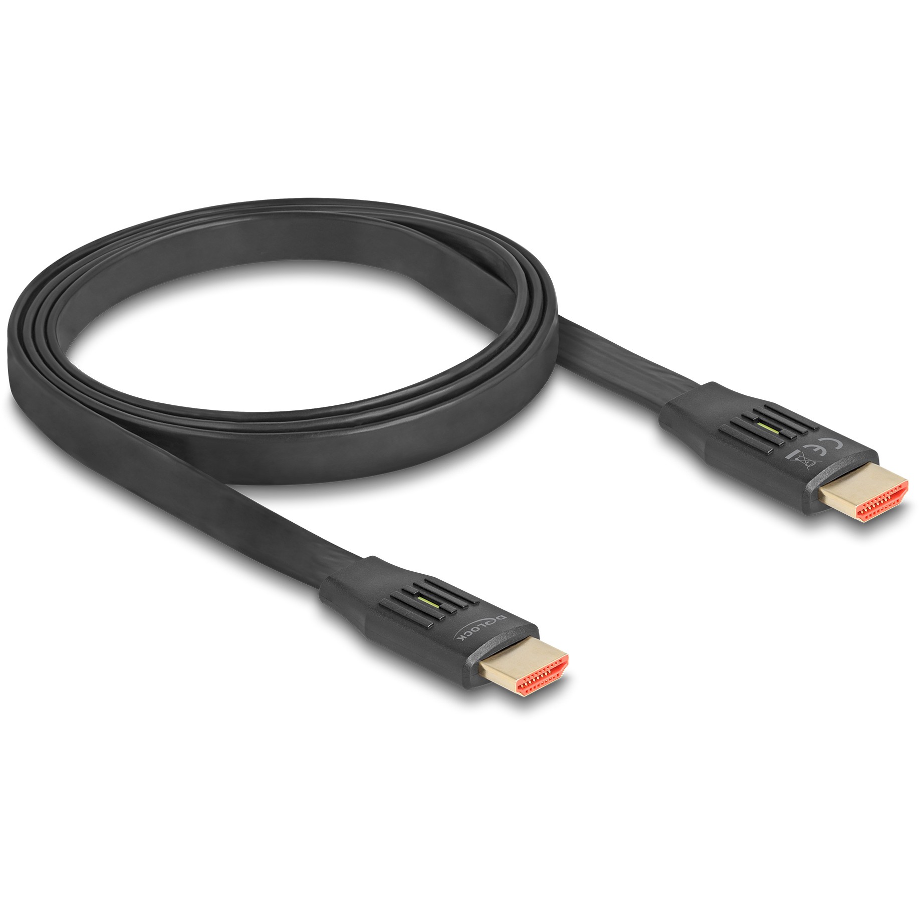 DELOCK High Speed HDMI Flachbandkabel 48 Gbps 8K 60 Hz 5m