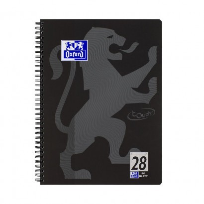 Oxford Collegeblock A4+ L.28 schwarz