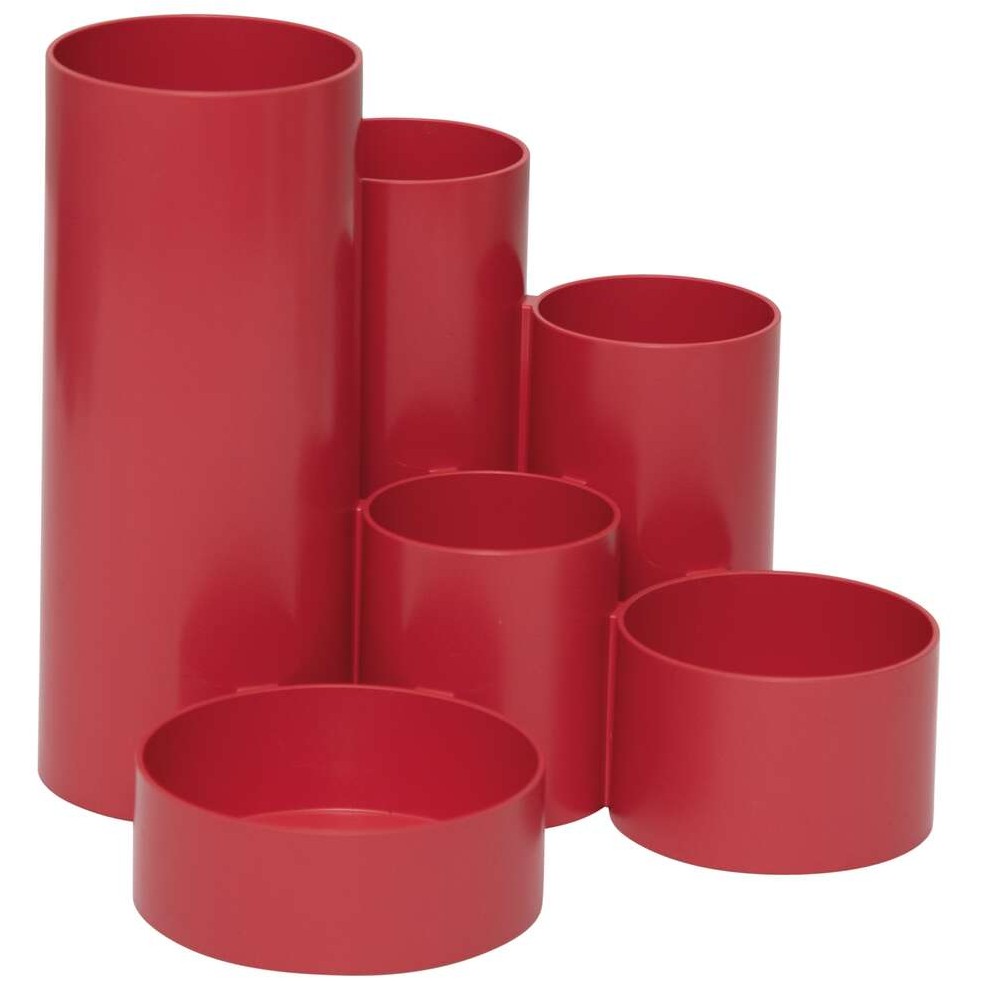 MAUL Stifteköcher MAULtubo Recycling rot