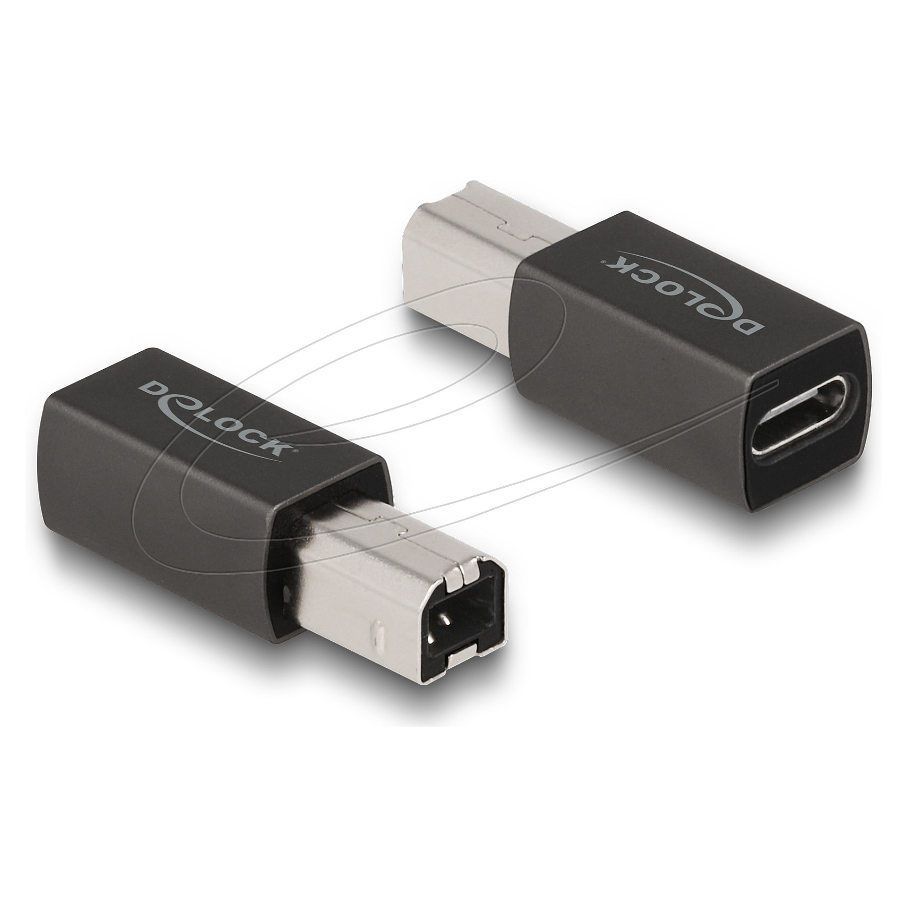 DELOCK USB 2.0 Adapter USB Type-C Buchse zu Typ-B Stecker