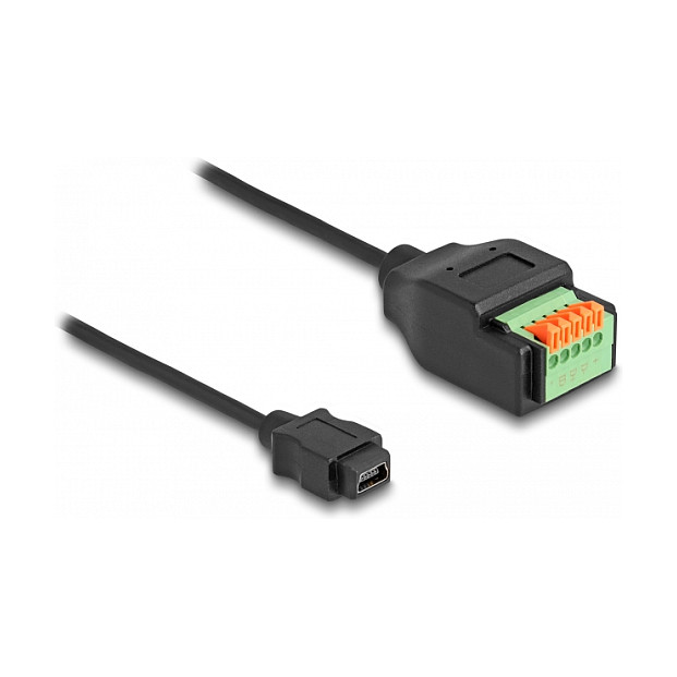 DELOCK USB 2.0 Kabel Typ Mini-B Bu > Terminalblock Adapter
