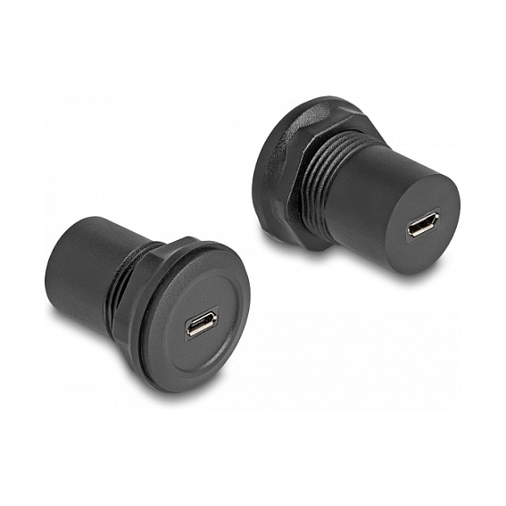 DELOCK USB 2.0 Typ Micro-B zu USB 2.0 Typ Micro-B Einbaubu.