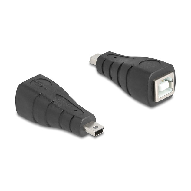 DELOCK USB 2.0 Adapter Mini USB 5Pin Stecker zu USB B Buchse