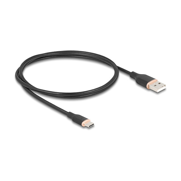 DELOCK USB 2.0 Kabel USB Typ-A St > USB Typ-C St 1m schwarz