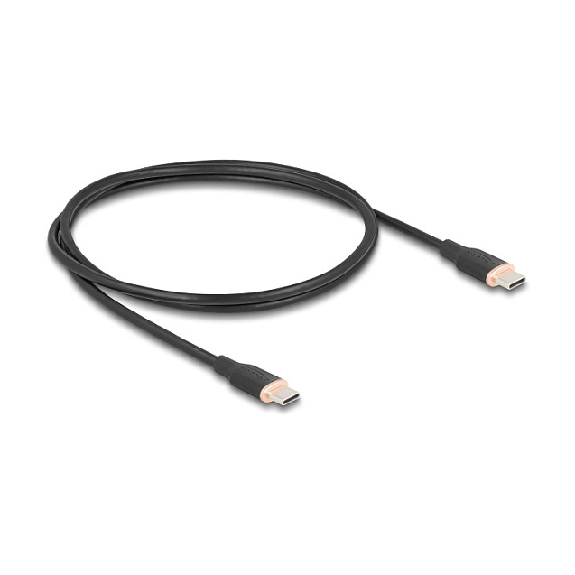 DELOCK USB 2.0 Kabel USB Typ-C St > St PD 3.0 60W 1m schwarz