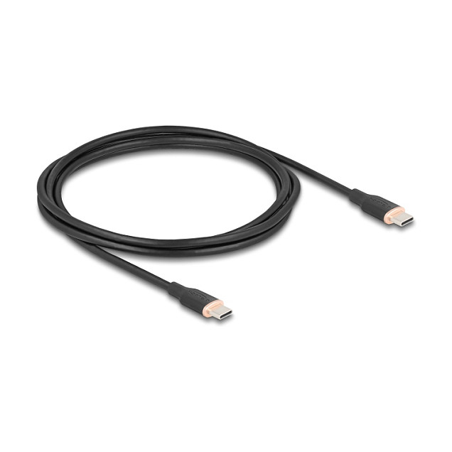 DELOCK USB 2.0 Kabel USB Typ-C St > St PD 3.0 60W 2.5m schw.