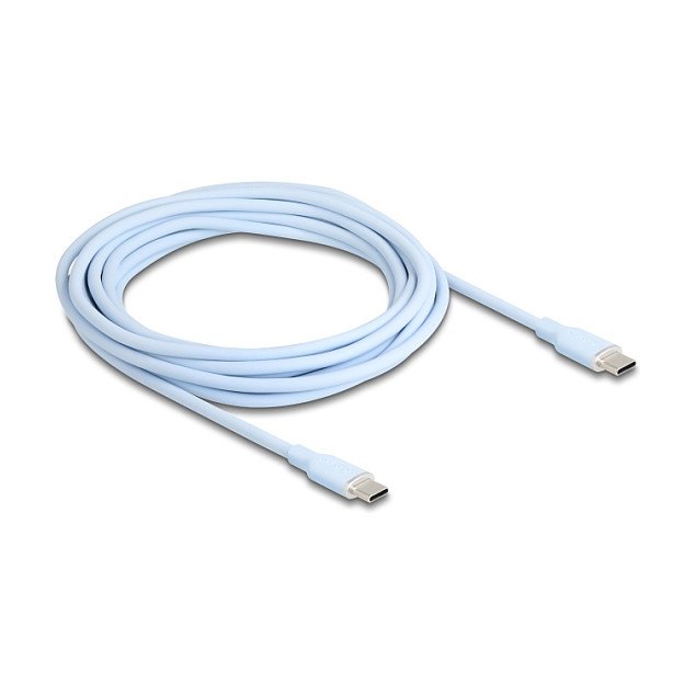 DELOCK USB 2.0 Kabel USB Typ-C St > St PD 3.0 60W 4m blau