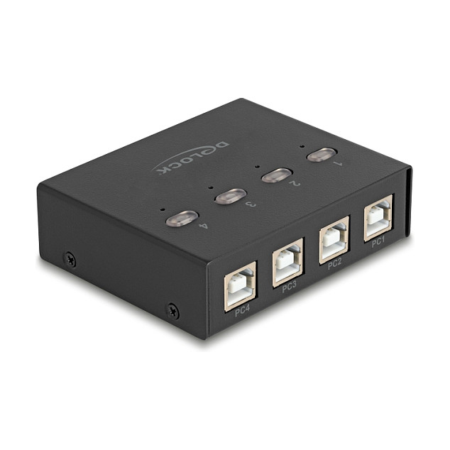 DELOCK USB 2.0 Switch für 4 PC an 4 Geräten