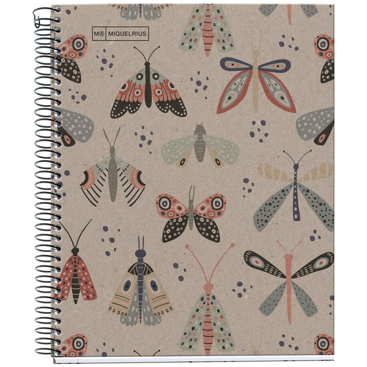 Miquelrius Notizblock SCHMETTERLING DESIGN Recy. A5 80 Blatt (Speditionsversand)