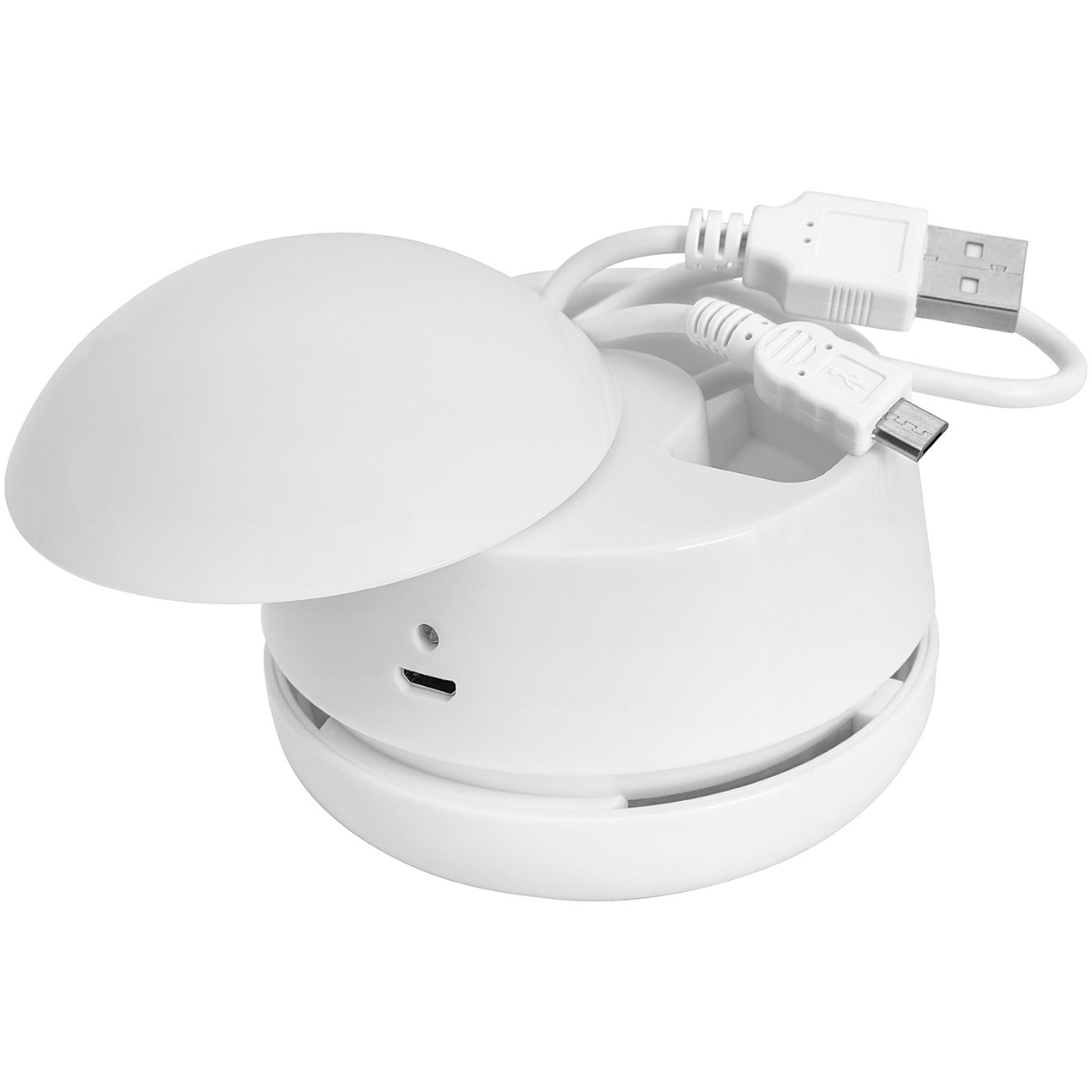 WEDO Tischstaubsauger W2D2 wiederaufladbar USB weiß