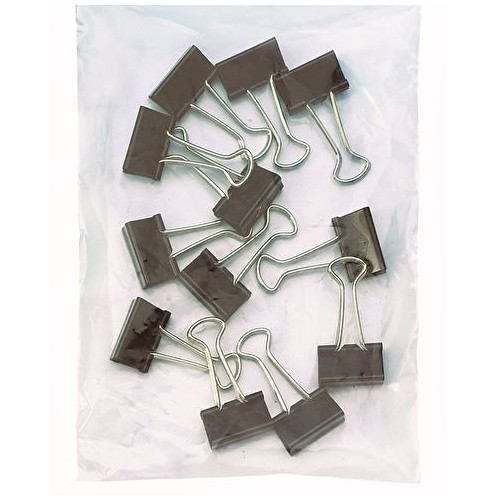 WEDO Klemmer Foldback 25 mm in 12er SB-Packung