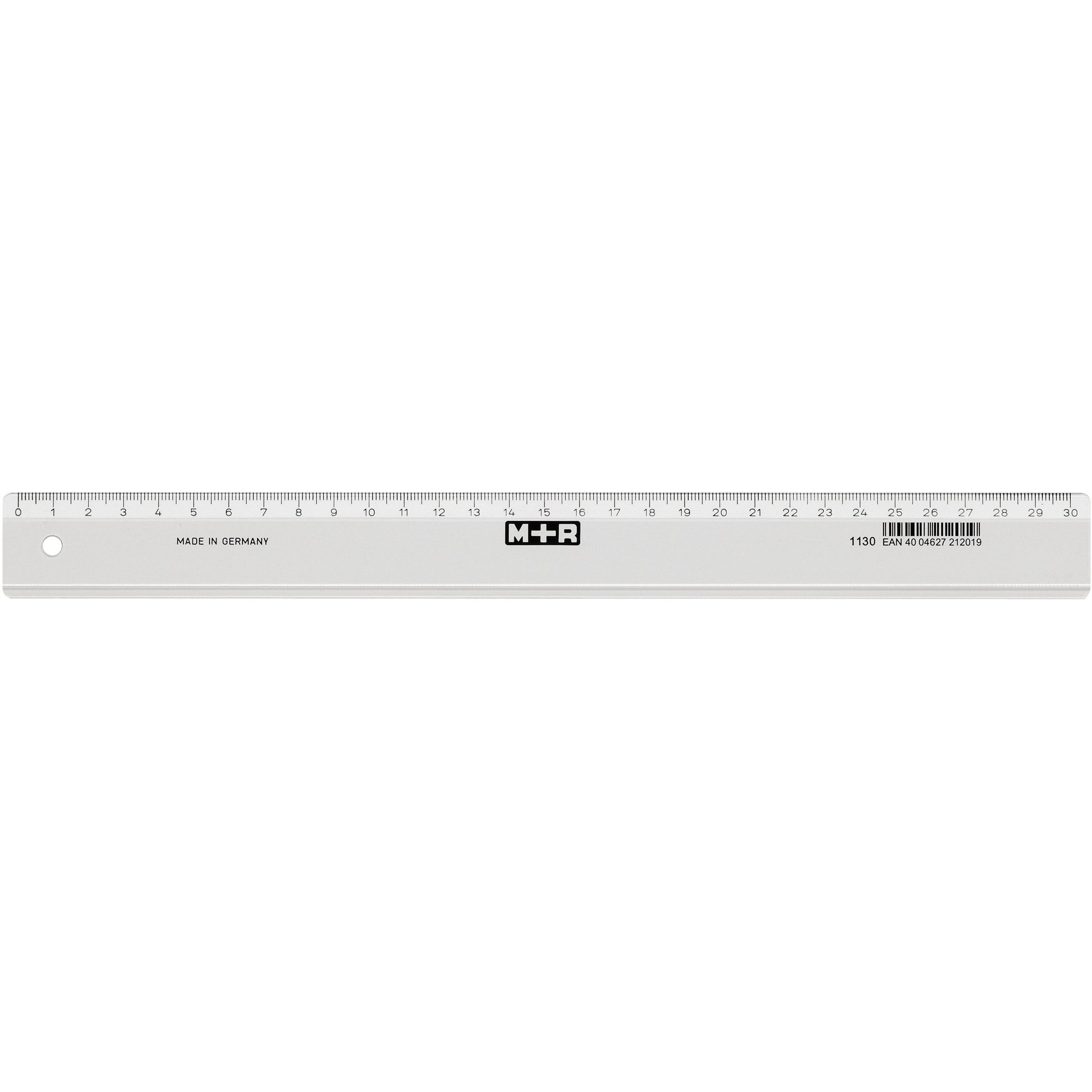M+R Lineal schmal 30cm glasklar 1 Stück