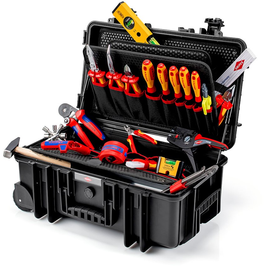 KNIPEX Werkzeugkoffer Robust26 Move Elektro