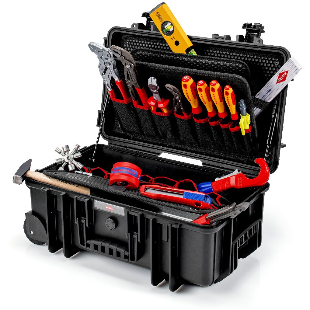 KNIPEX Werkzeugkoffer Robust26 Move Sanitaer