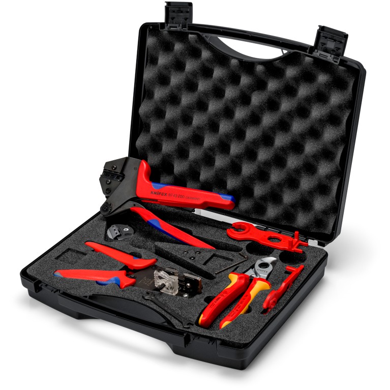 KNIPEX Werkzeugkoffer fr Photovoltaik MC4