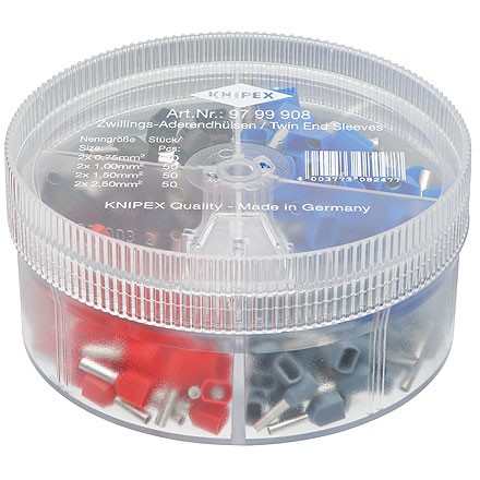 KNIPEX Sortiment isol. Zwillings-Aderendhlsen