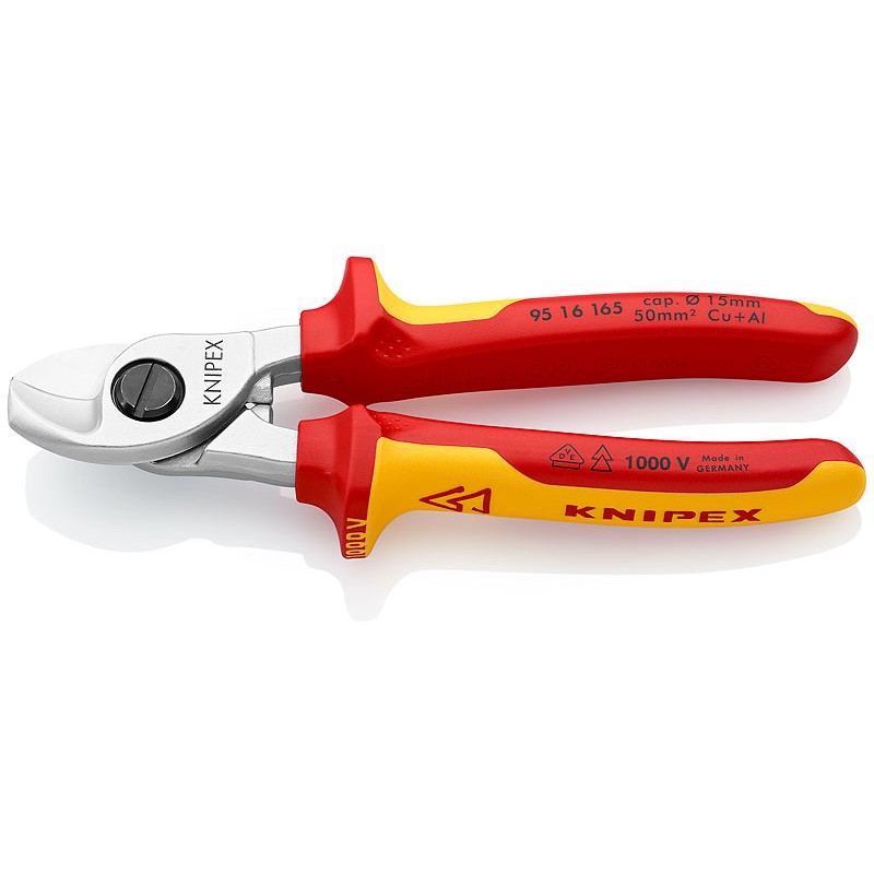 KNIPEX Kabelschere isoliert mit Mehrkomponenten-Hllen