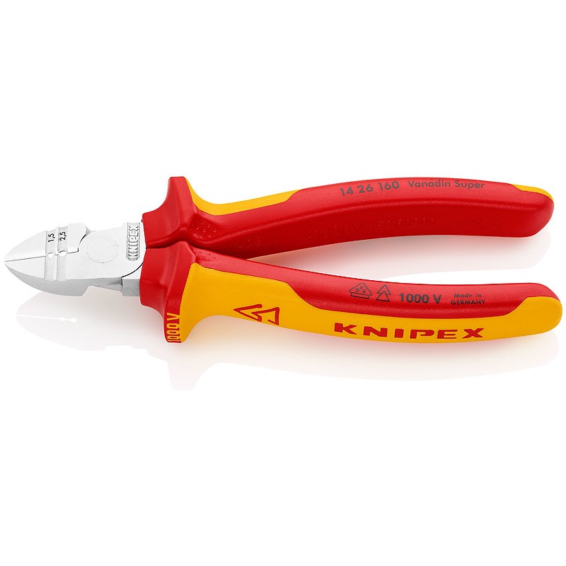 KNIPEX Abisolier-Seitenschneider