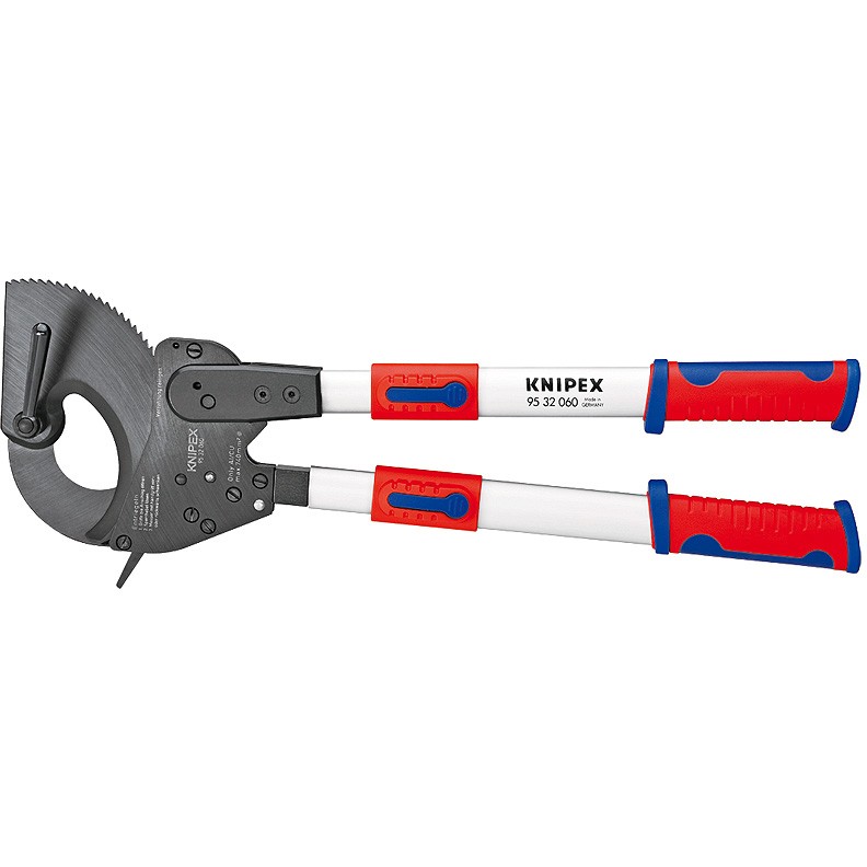 KNIPEX Kabelschneider (Ratschenprinzip)