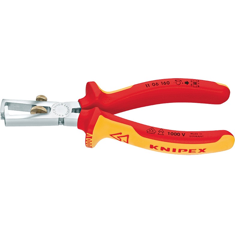 KNIPEX Abisolierzange isoliert 160 mm