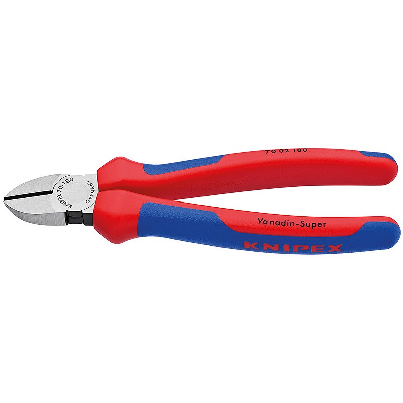 KNIPEX Seitenschneider schwarz atramentiert poliert 180 mm
