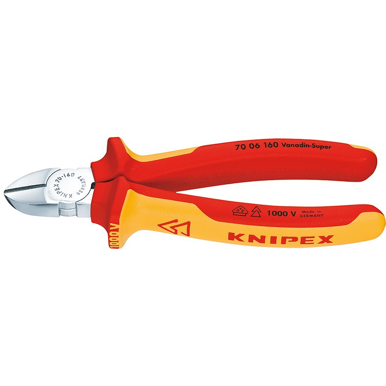 KNIPEX Seitenschneider verchromt 160 mm